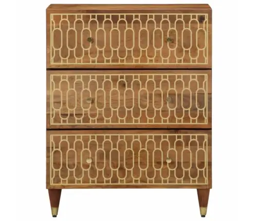 Skapītis, 60X33X75 Cm, Mango Masīvkoks Vidaxl