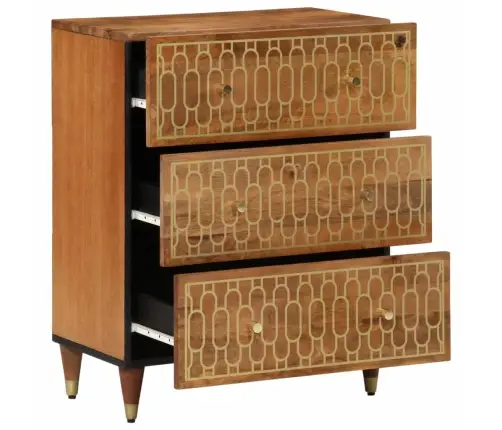 Skapītis, 60X33X75 Cm, Mango Masīvkoks Vidaxl