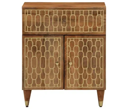 Naktsskapītis, 50X33X60 Cm, Mango Masīvkoks Vidaxl