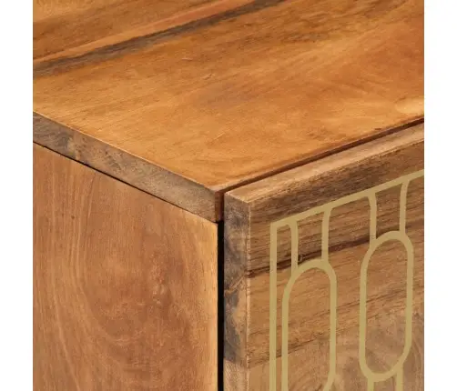 Naktsskapītis, 50X33X60 Cm, Mango Masīvkoks Vidaxl