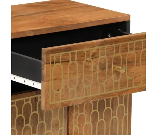 Naktsskapītis, 50X33X60 Cm, Mango Masīvkoks Vidaxl