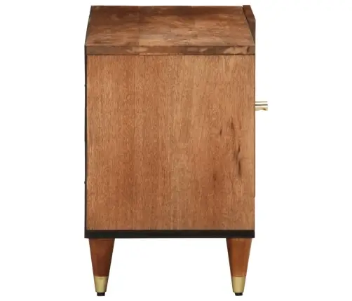 Televizoriaus Spintelė, 80X33X46cm Mango Medienos Masyvas