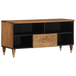 Tv Skapītis, 100X33X46 Cm, Mango Masīvkoks Vidaxl
