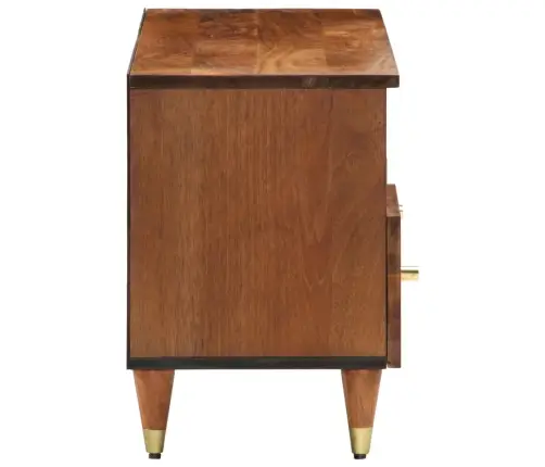 Televizoriaus Spintelė, 100X33X46cm Mango Medienos Masyvas