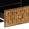 Televizoriaus Spintelė, 100X33X46cm Mango Medienos Masyvas