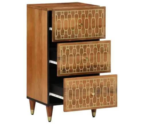 Skapītis, 40X33X75 Cm, Mango Masīvkoks Vidaxl