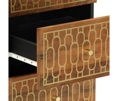 Skapītis, 40X33X75 Cm, Mango Masīvkoks Vidaxl