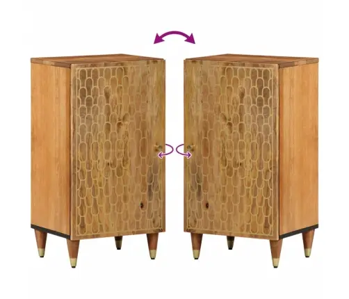 Puhvetkapp, 40X33X75 cm Mangopuit