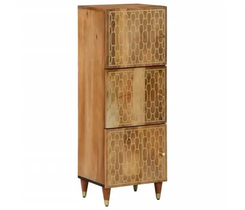 Augstais Skapītis, 40X33X110 Cm, Mango Masīvkoks Vidaxl