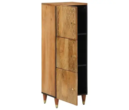 Augstais Skapītis, 40X33X110 Cm, Mango Masīvkoks Vidaxl