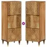 Augstais Skapītis, 40X33X110 Cm, Mango Masīvkoks Vidaxl