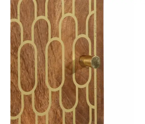 Augstais Skapītis, 40X33X110 Cm, Mango Masīvkoks Vidaxl