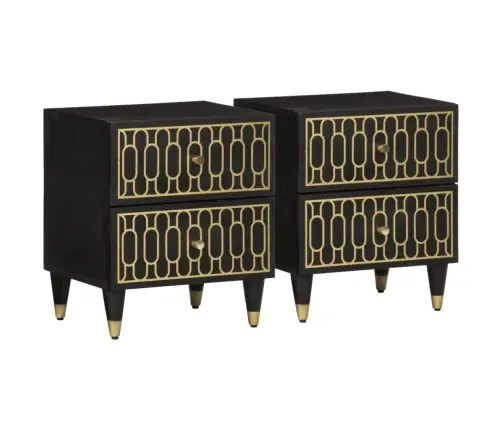 Öökapid 2 Tk, 40 X 33 X 46 cm Mangopuit