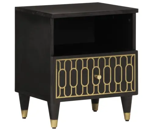 Naktsskapītis, 40X33X46 Cm, Mango Masīvkoks Vidaxl