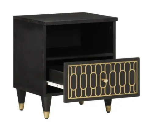 Naktsskapītis, 40X33X46 Cm, Mango Masīvkoks Vidaxl