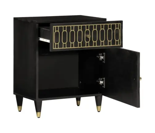 Naktsskapītis, 50X33X60 Cm, Mango Masīvkoks Vidaxl