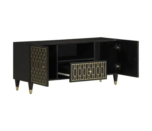 Tv Skapītis, 105X33X46 Cm, Mango Masīvkoks Vidaxl