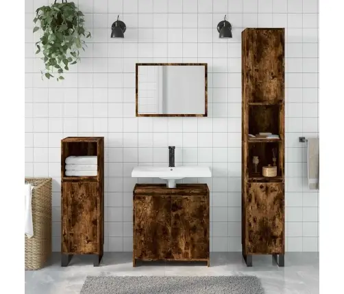 2-Daļīgs Vannasistabas Mēbeļu Komplekts, Inženierijas Koks Vidaxl