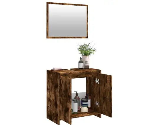 2-Daļīgs Vannasistabas Mēbeļu Komplekts, Inženierijas Koks Vidaxl