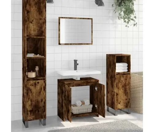 2-Daļīgs Vannasistabas Mēbeļu Komplekts, Inženierijas Koks Vidaxl