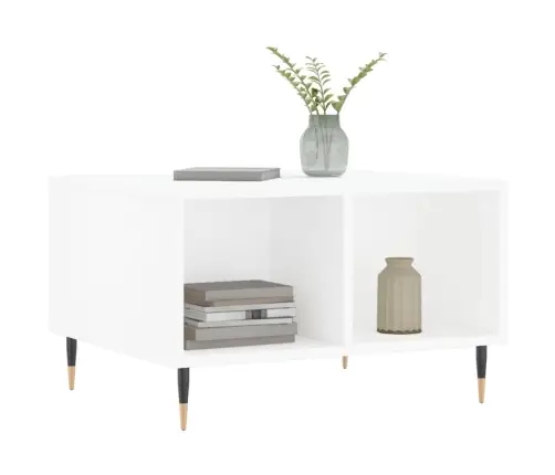 Kohvilaud, Valge, 60 X 50 X 36,5 cm Tehispuit