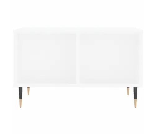 Kohvilaud, Valge, 60 X 50 X 36,5 cm Tehispuit