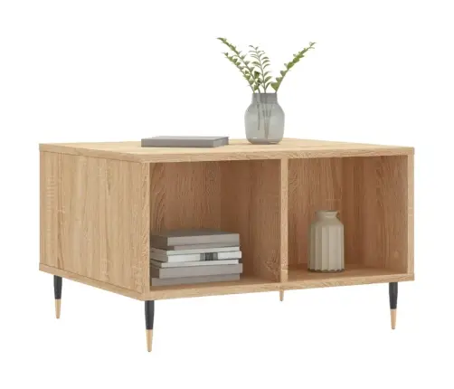 Kavos Staliukas, Sonoma Ąžuolo, 60X50X36,5cm Apdirbta Mediena Kavos Staliukas, Sonoma Ąžuolo, 60X50X36,5cm Apdirbta Mediena