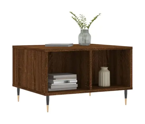 Kohvilaud, Pruun Tamm, 60X50X36,5 cm Tehispuit Kohvilaud, Pruun Tamm, 60X50X36,5 cm Tehispuit