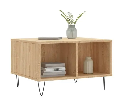 Kavos Staliukas, Sonoma Ąžuolo, 60X50X36,5cm Apdirbta Mediena