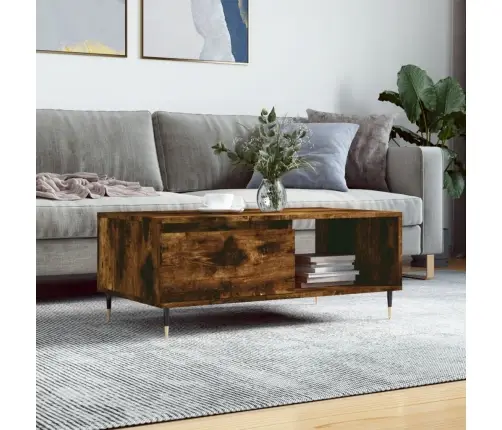 Kohvilaud, Suitsutatud Tamm, 90X50X36,5 cm Tehispuit