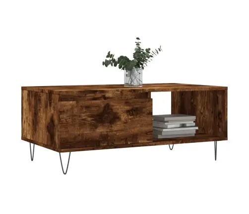 Kohvilaud, Suitsutatud Tamm, 90X50X36,5 cm Tehispuit