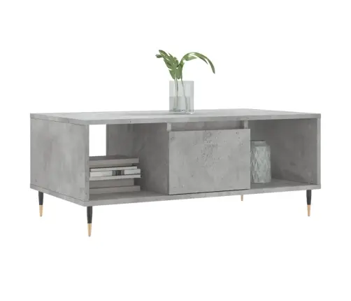 Kohvilaud, Betoonhall, 90X50X36,5 cm Tehispuit