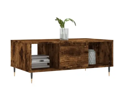 Kafijas Galdiņš, Ozolkoka, 90X50X36,5 Cm, Inženierijas Koks Vidaxl