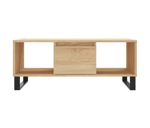 Kafijas Galdiņš, Ozolkoka, 90X50X36,5 Cm, Inženierijas Koks Vidaxl