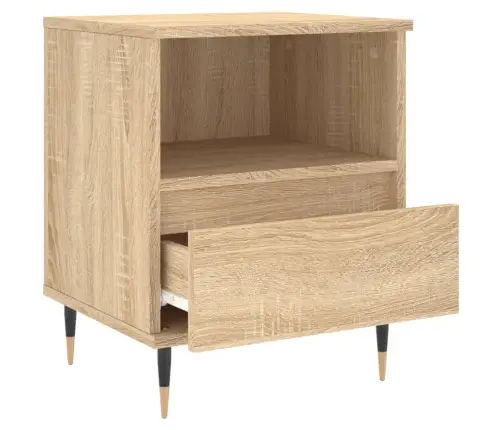 Naktsskapīši, 2 Gb., Koka Krāsa, 40X35X50 Cm, Inženierijas Koks Vidaxl