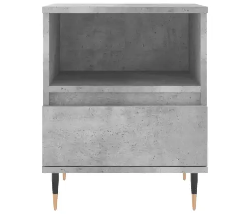 Naktsskapīši, 2 Gab., Pelēki, 40X35X50 Cm, Inženierijas Koks Vidaxl