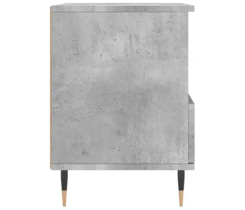 Naktsskapīši, 2 Gab., Pelēki, 40X35X50 Cm, Inženierijas Koks Vidaxl