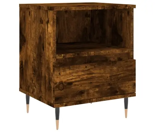 Naktsskapīši, 2 Gab., Ozolkoka, 40X35X50 Cm, Inženierijas Koks Vidaxl