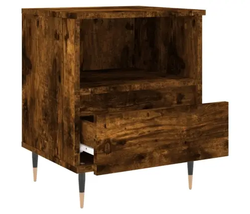 Naktsskapīši, 2 Gab., Ozolkoka, 40X35X50 Cm, Inženierijas Koks Vidaxl