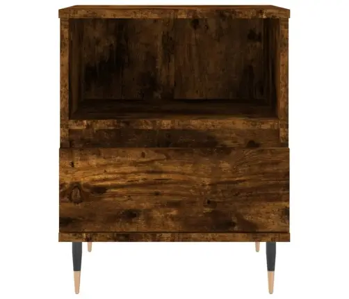 Naktsskapīši, 2 Gab., Ozolkoka, 40X35X50 Cm, Inženierijas Koks Vidaxl