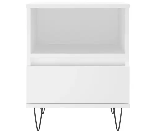 Naktsskapīši, 2 Gab., Balti, 40X35X50 Cm, Inženierijas Koks Vidaxl