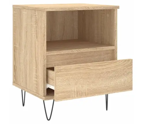 Naktinė Spintelė, Sonoma Ąžuolo, 40X35X50cm Apdirbta Mediena