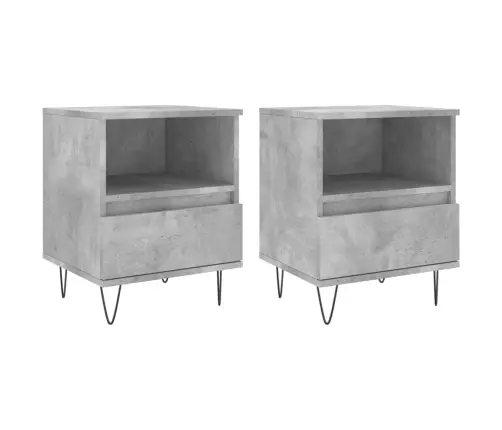 Öökapid 2 Tk, Betoonhall, 40 X 35 X 50 cm Tehispuit