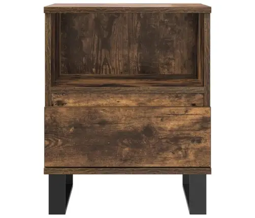 Naktsskapītis, Ozolkoka Krāsa, 40X35X50 Cm, Inženierijas Koks Vidaxl