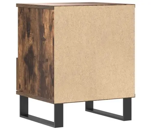 Naktsskapītis, Ozolkoka Krāsa, 40X35X50 Cm, Inženierijas Koks Vidaxl