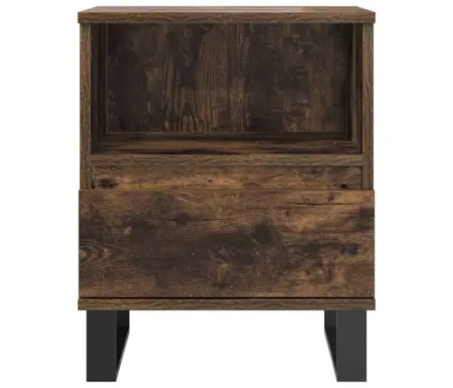 Naktinės Spintelės, 2Vnt., Dūminio Ąžuolo, 40X35X50cm Mediena