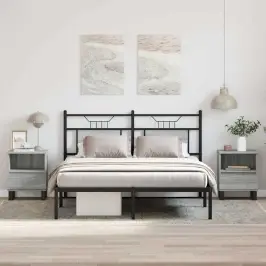 Öökapid 2 Tk, Hall Sonoma Tamm, 40 X 35 X 50 cm Tehispuit