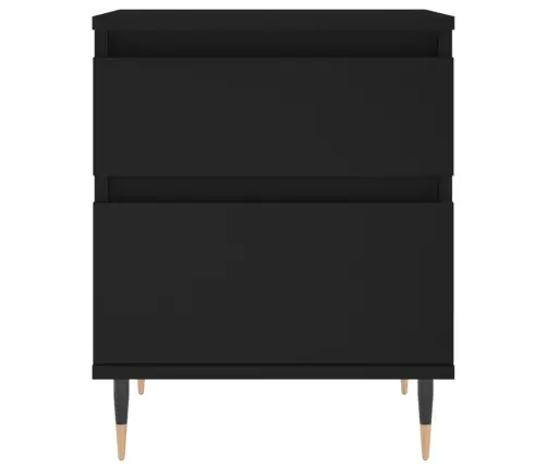 Öökapid 2 Tk, Must, 40 X 35 X 50 cm Tehispuit