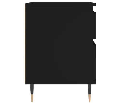 Öökapid 2 Tk, Must, 40 X 35 X 50 cm Tehispuit