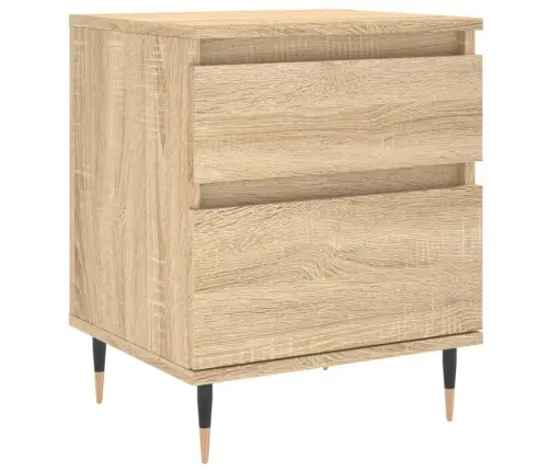 Naktinės Spintelės, 2Vnt., Sonoma Ąžuolo, 40X35X50cm Mediena